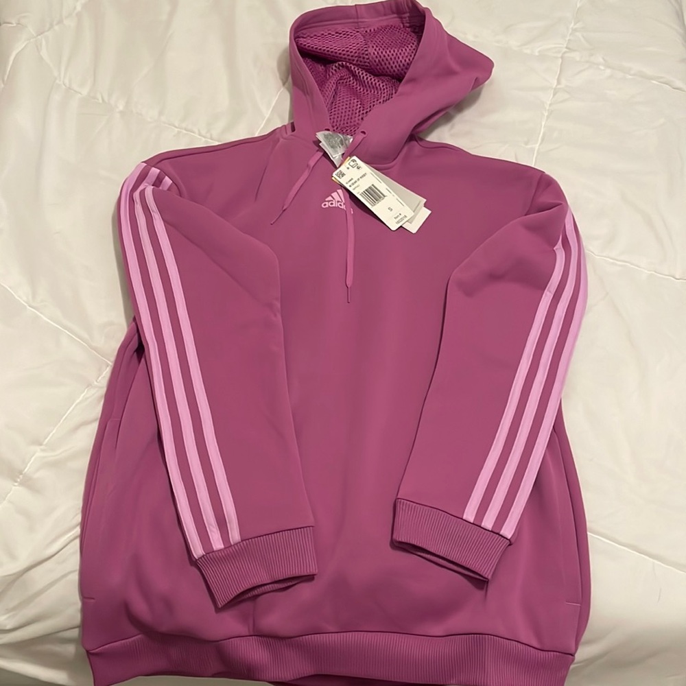 Purple Adidas Hoody women Brand new, tags attached Never worn Size small
